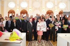 Награждение почётным знаком. Награждение почётным знаком "За активную работу по патриотическому воспитанию граждан РФ"