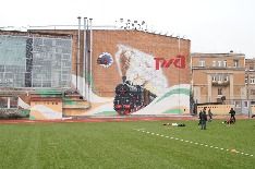 Локомотив. Отремонтированный стадион радует глаз.
